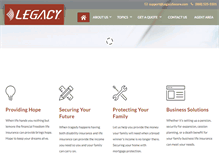 Tablet Screenshot of legacysecure.com